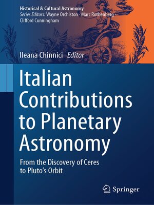 cover image of Italian Contributions to Planetary Astronomy